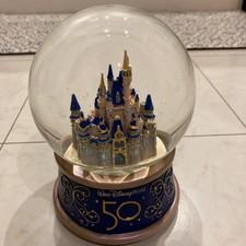 Disney 50th Anniversary Music Box Snow Globe WDW Sold Out Immediately