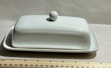 White butter dish with lid Used. Better Homes