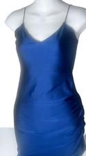 Windsor Illusions Ruched Dress Midi Dark Blue Size small