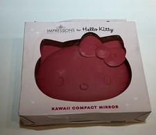 NEW Impressions Vanity Hello Kitty Kawaii Compact Mirror Red Cute Free Ship