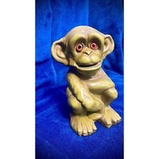 Adorable, Rare,Vintage Haeger Monkey ceramic, figural Coin Piggy Bank
