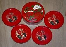 VINTAGE Stackable Japanese Lacquer Set 1950's Made in Japan