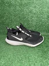 Nike Flex Runner GS Kid Youth Size 6.5Y Black White Running Shoes Comfy Sneakers