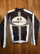 capo forma Capoforma Men's Long Sleeve Full Zip Cycling Jersey - X-Large