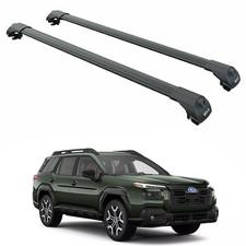 For Subaru Outback (2026-Up) Roof Rack Cross Bars Raised Rail, Black