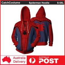 Spider Man Far From Home Peter Parker Spiderman Hoodie Sweatshirts Zipper Jacket