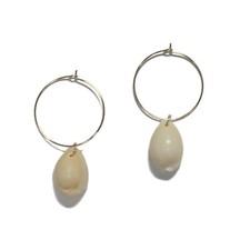hoop earrings shell earrings for women with shell charming gold color paved