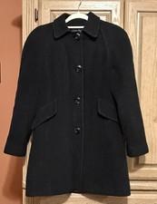 Women’s London Fog Wool Blend Black Heavy Winter Coat Jacket Size Petite Small
