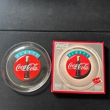 Vintage Coca-Cola 1995 Glass Platter 13” Always Coca-Cola Indiana #5533 New NOS