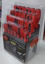 Screwdriver Set w/ Stand 26 Piece Non-Slip Cushion Handle and Magnetic Tips NIB