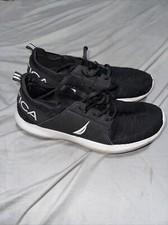 Nautica Kappil Logo Attached Heal Strap Womens Shoes Sneakers Black 11 V M29
