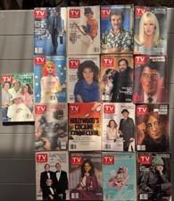 Vintage 1981 TV Guides- Lot Of 17