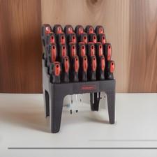 *NEW* 26pc Screwdriver Set with Wall Mount, Stand and Magnetic Tips (75-HT4090)