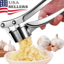 Garlic Press Crusher Squeezer Masher Mincer Stainless Steel Manual Kitchen Tool