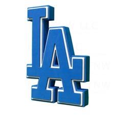 New MLB Los Angeles Dodgers 3D Fan Foam Logo Holding Wall Sign 18" x 13"