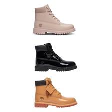Timberland Premium 6" Waterproof Patent Leather Boots Brand New big kids/womens