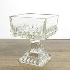 Vintage Jeanette Glass Wedding Box Candy Dish Base Only