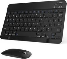 Universal Bluetooth Keyboard and Mouse Combo Rechargeable for iPad Tablet Phone