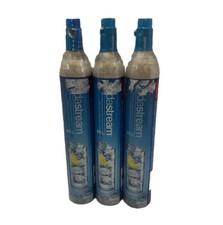 SodaStream 60L CO2 Cylinder Replacement Canisters FULL & SEALED Lot of 3 06/2026