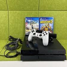 Sony PlayStation 4 Matte Black TESTED (Controller, Cords, 2 Games, And Webcam)