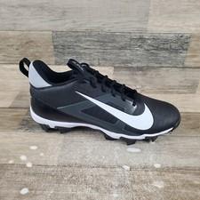 Nike Alpha Menace 4 Shark Mens Shoes Sz 12 Black White Lace-Up Football Cleats