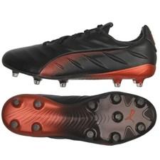 Puma King Platinum 21 FG AG Leather Black Neon Citrus Grey Cleats Shoes Mens