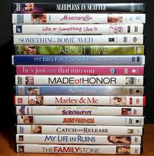 DVD Movie Lot Chick Flick Romantic Comedy Rom Com Bundle Collection Lot Of 15