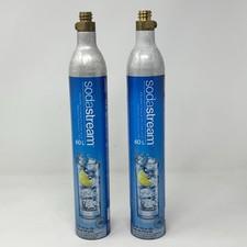 SODA STREAM Lot of 2 Soda CO2 Cylinder 60L Empty Sodastream Old Style Screw On