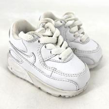 Nike Air Max 90 Unisex Baby Shoes Size 2C Boy Girl White EXCELLENT