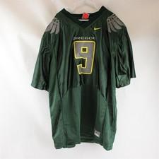 Nike Oregon Ducks #9 Green Football Jersey Adult Large