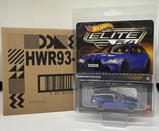 Hot Wheels Elite 64 #15 BMW M3 Touring Blue 1:64 Diecast Real Riders HWR93