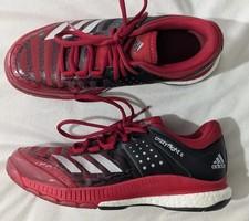 Adidas Crazyflight X Volleyball Shoes Black Red Women's Sz 7.5 Perfect Conditio