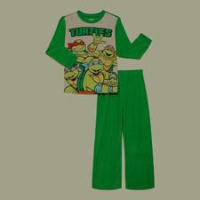 Teenage Mutant Ninja Turtles Long Sleeve Top and Pants, 2-Piece Pajama Set, 4/5