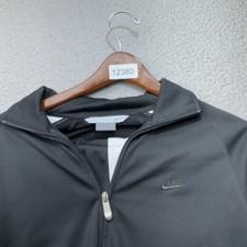 Nike Track Suit Men Medium Large Black 2 Piece Set Ankle Zip Performance Stretch