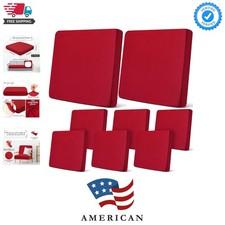 8Pcs Patio Cushion Covers Stretch Outdoor Cushion Cover Replacement for Patio...