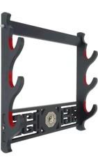 Sword Holder Wall Mount Samurai Display and Standard 3-Tier