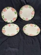 4 Franciscan Made in Portugal/ England Cake/Dessert Plates. Desert Rose Patern.