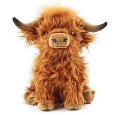 Highland Cow Plush Toy 10.8 Inch Soft Stuffed Animal Doll