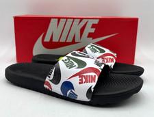 Nike KAWA SLIDE SE JDI (GS/PS) Unisex Kids' NEW Sandals Black Multiple Sizes NIB