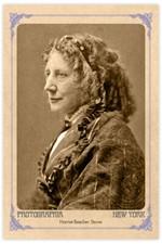 HARRIET BEECHER STOWE Celebrated Writer "Uncle Tom's Cabin" 4x6 Photo Card RP