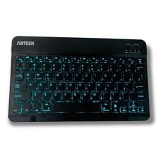 Universal Slim Portable Wireless Bluetooth Color Backlit Keyboard Arteck HB030B