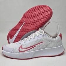 Nike Court Vapor Lite 2 HC Tennis Shoes White/ PinkWomen’s Size 8 DV2019-108 New