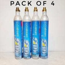 x4 Pack SodaStream 60L CO2 Cylinder Replacement Canisters EMPTY Soda