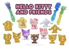 Set of 9 Sonic Drive In Hello Kitty- 3 Color Changing Spoons & 6 Scent Figurines