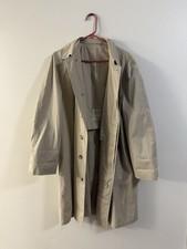London Fog Maincoat Trench Coat Size 44 Long Tan