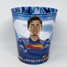 Superman (2025) Popcorn Bucket 230 oz Tin Textured Blue Fortress Of Solitude