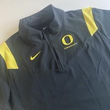 Oregon Ducks Nike 1/4 Zip Coaches Jacket Men 2XL TEAM ISSUE College Football