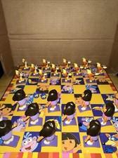 Dora The Explorer Game House Replacement Pieces Parts 12 Dora Checkers 12 Swiper