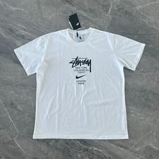 Stussy x Nike International Graphic Collab T-Shirt White New With Tag