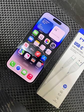 UNLOCKED APPLE IPhone 14 PRO 256GB PURPLE *NO FACE ID*